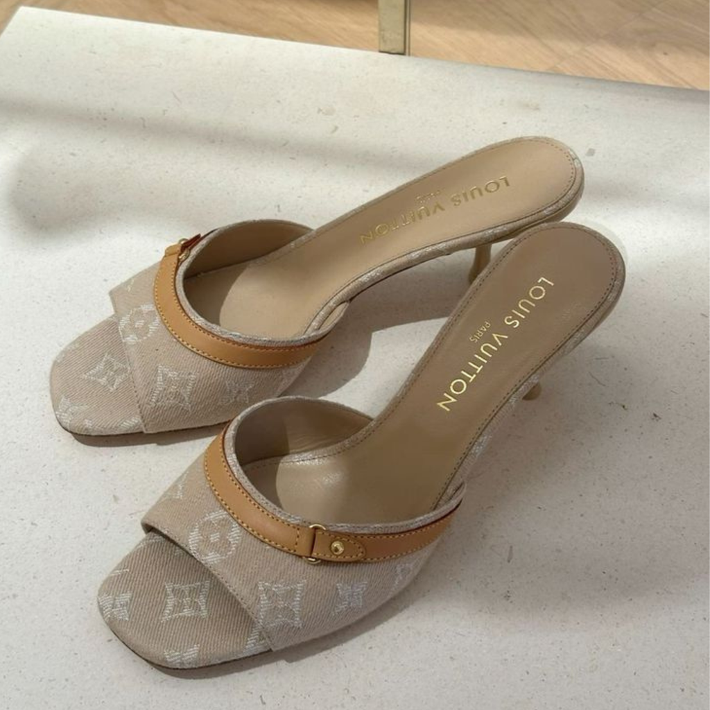 LV Slipper Heels