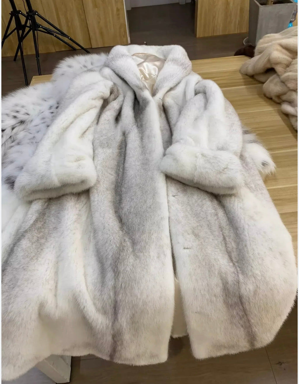 Faux Fur Polarfox Long Coat